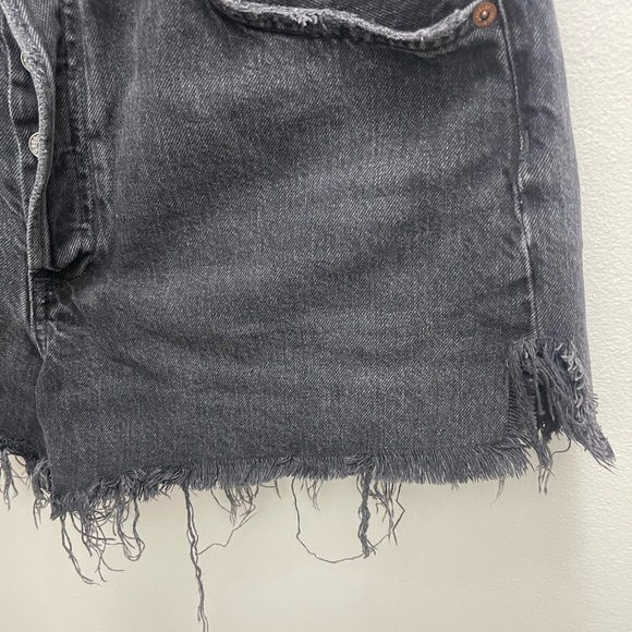 Agolde Black Jean Shorts - Picture 10 of 13